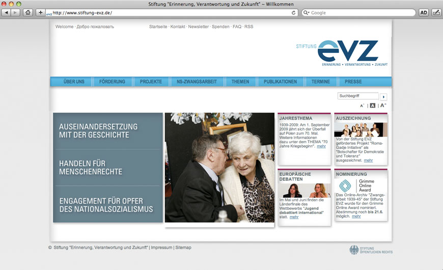 Stiftung EVZ - CD