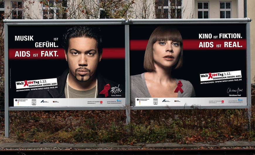 Crossmediale Kampagne zum Weltaidstag 2007 Crossmediale Kampagne zum Weltaidstag 2007