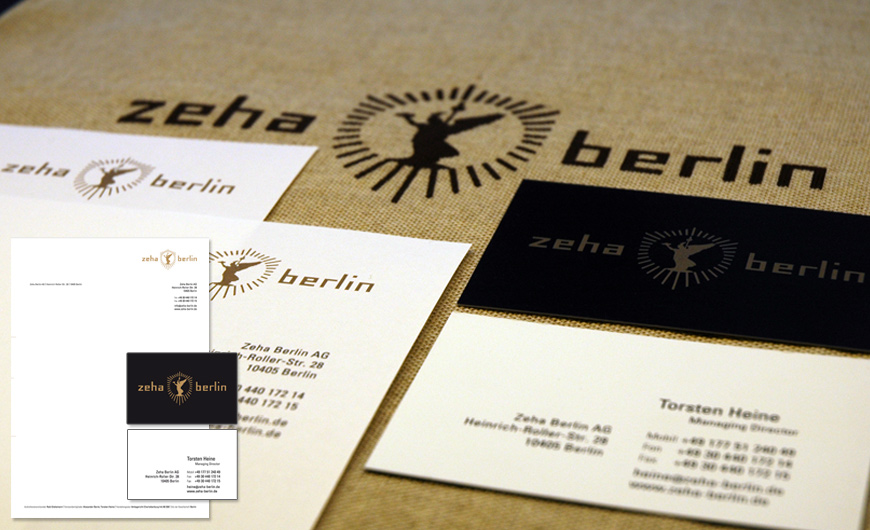 Markenentwicklung, Corporate Design für Zeha Berlin Markenentwicklung, Corporate Design für Zeha Berlin
