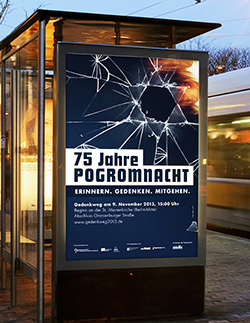 Gedenkweg Pogromnacht. Public Affairs und Awarenesskampagne zum Gedenken an den Jahrestag der NS-Pogromnacht in Berlin