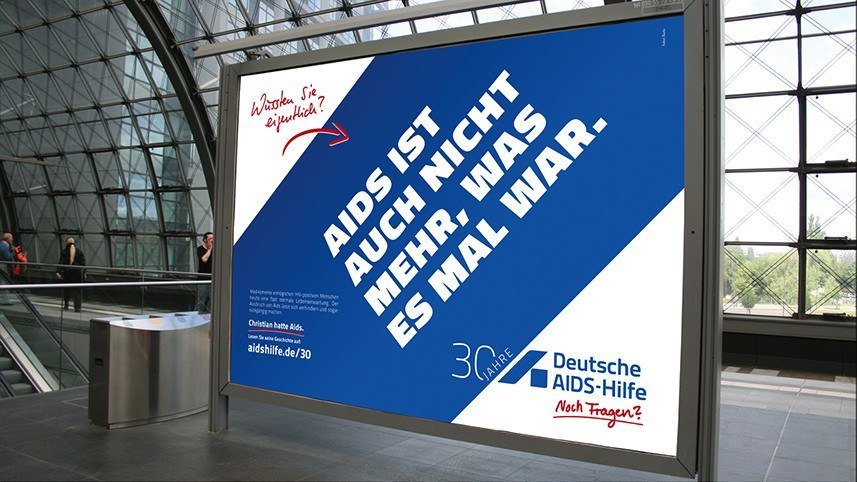 Kakoii Berlin Werbeagentur Deutsche AIDS-Hilfe. Plakat.