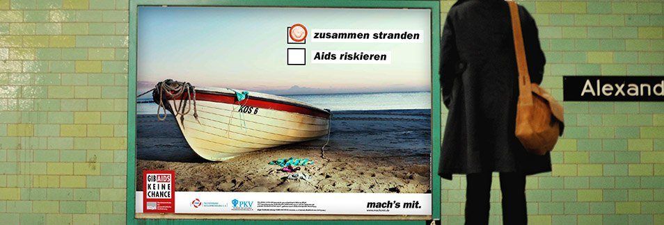 Gib Aids keine Chance - Healthcare Agentur und Pharma Agentur kakoii