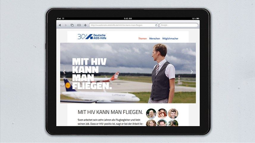 Kakoii Berlin Werbeagentur Deutsche AIDS-Hilfe. Web.