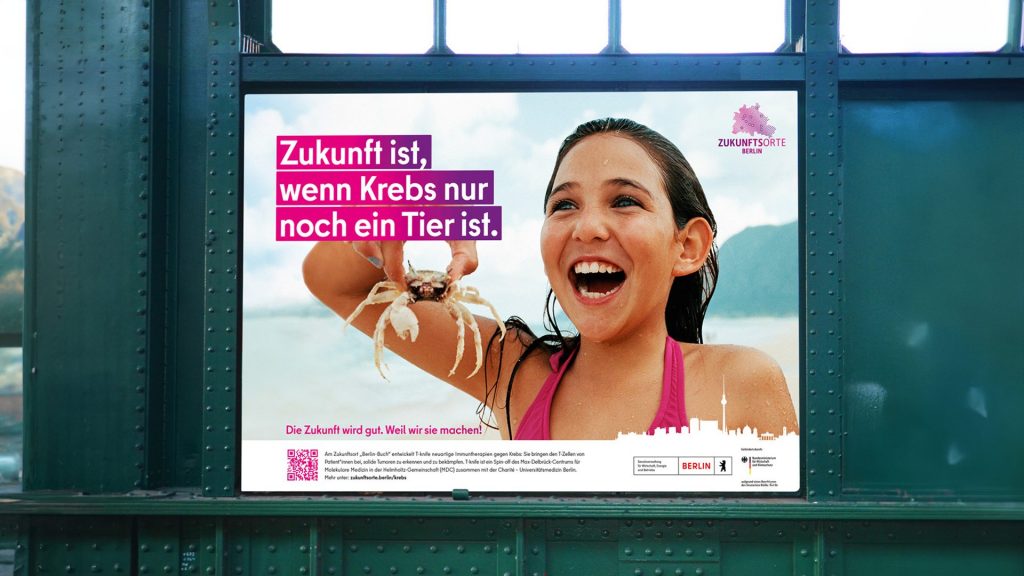 Kampagne für die Berliner Zukunftsorte an der Schnittstelle von Wissenschaftskommunikation, Public Affairs und B2B Marketing
