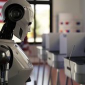 KI im Wahlkampf. Meta verbietet KI-generierte Wahlwerbung - Künstliche Intelligenz  in politischer Werbung zwischen Marketing-Tool und Fake News. Der Einsatz von KI bzw. AI im Marketing entscheidet die Wahl.